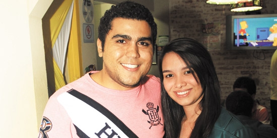 João Paulo e Daniele Ciabati em pose especial para a coluna